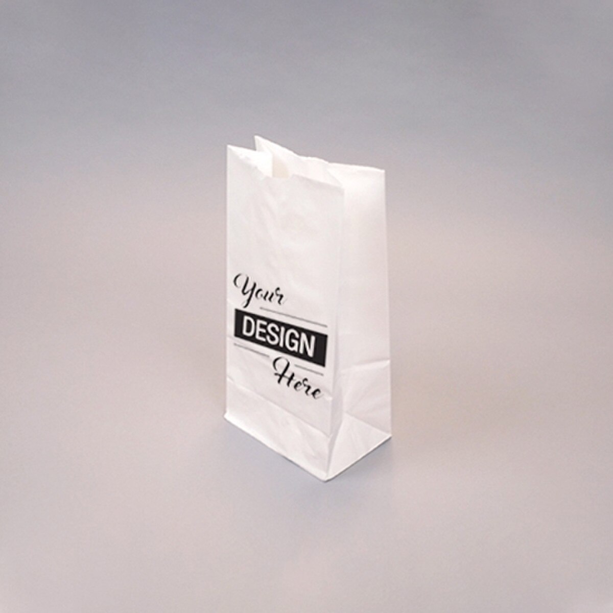 Custom-Printed White Kraft 2-lb Bag